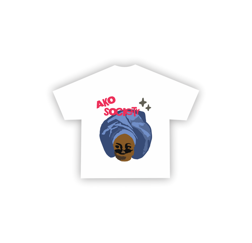 Ako Society Tee White