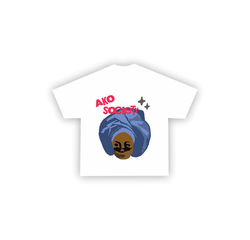 Ako Society Tee White