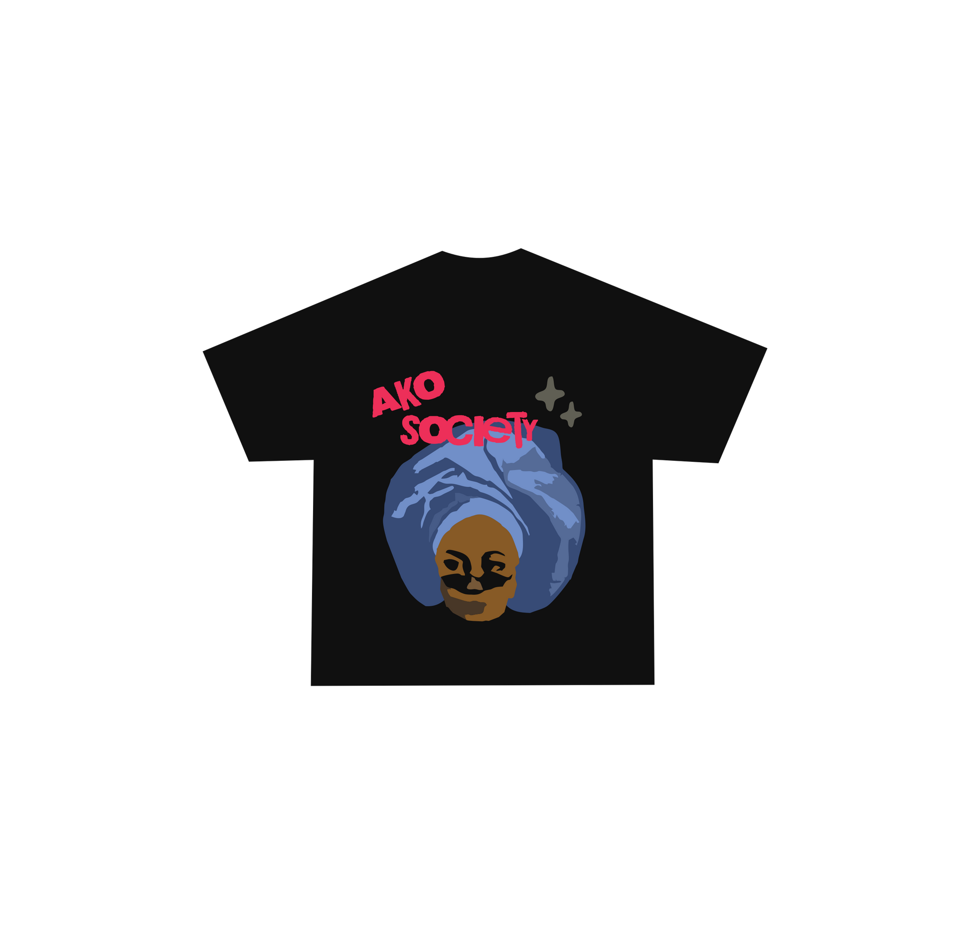 Ako Society Tee Black
