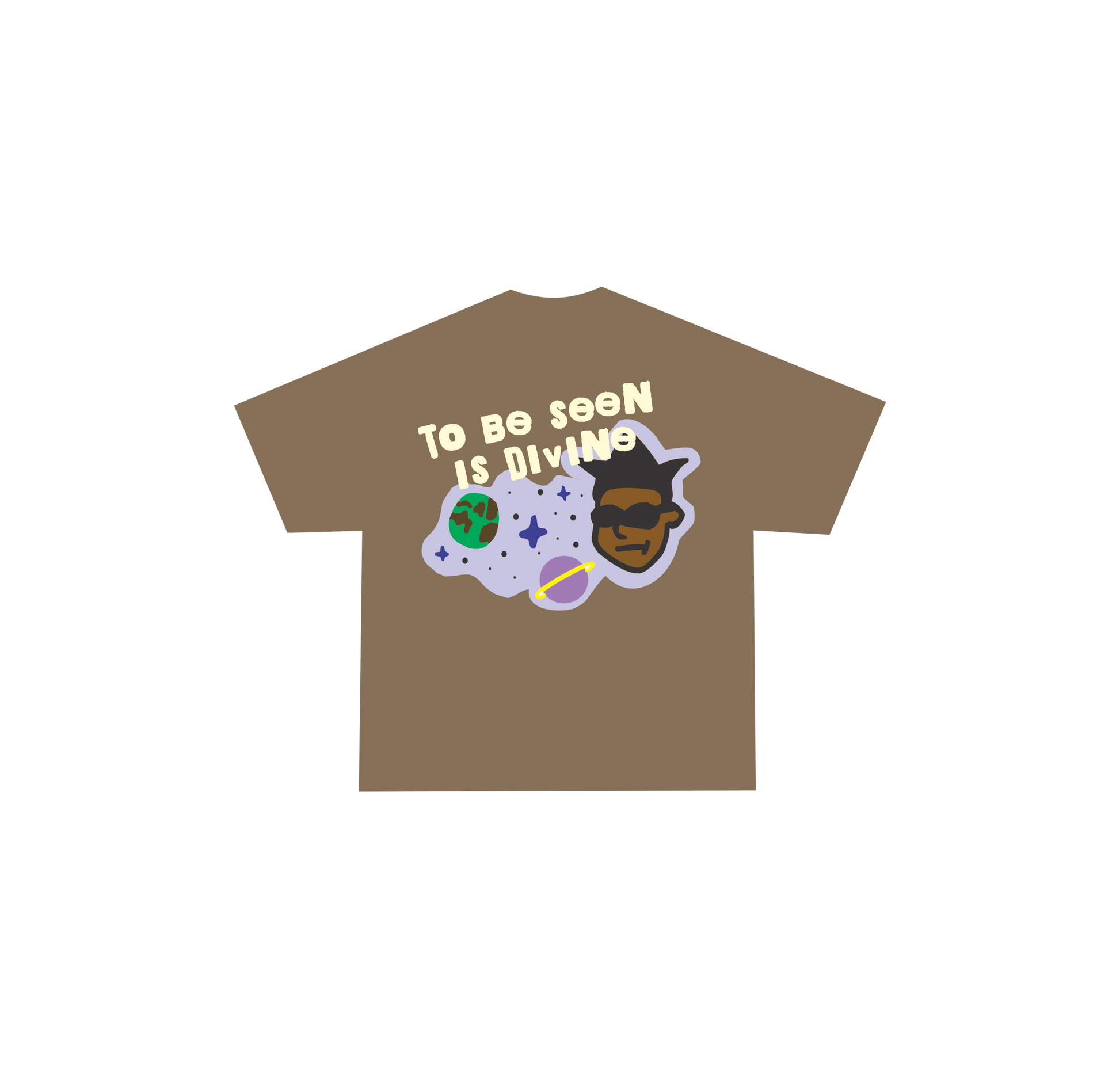 Brown Divine Tee